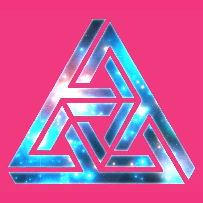 Optical Illusion, Impossible Triangle, 3D Shapes