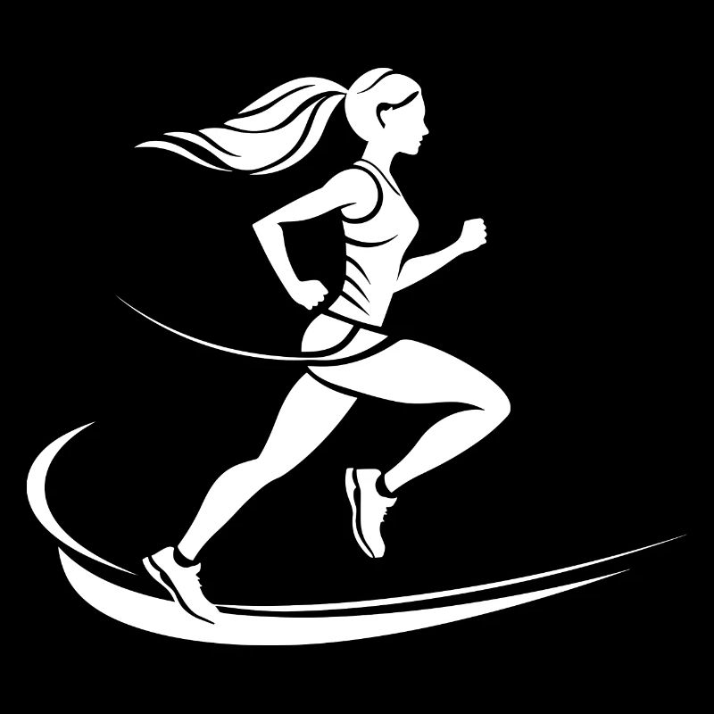Dessin du coureur