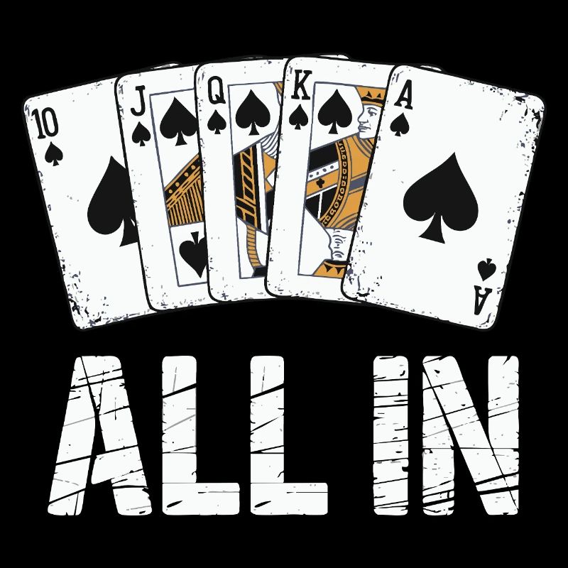 Poker Royal Flush - ALL IN Design
