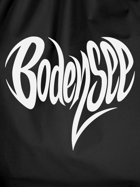 Lake Constance Flowing Lettering