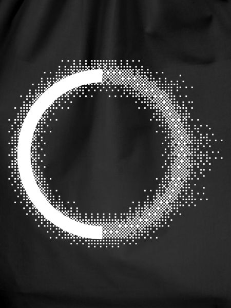 Gepunkteter Halo-Kreis