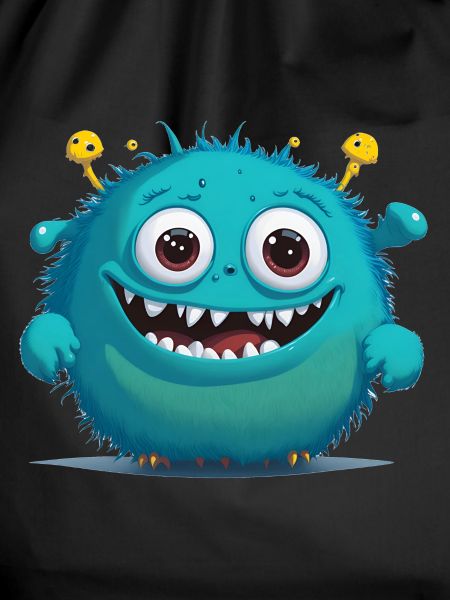 little blue monster