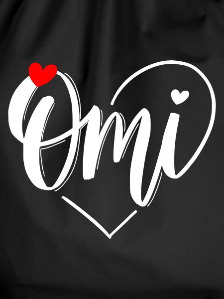 Omi Herzmonogramm mit Herz