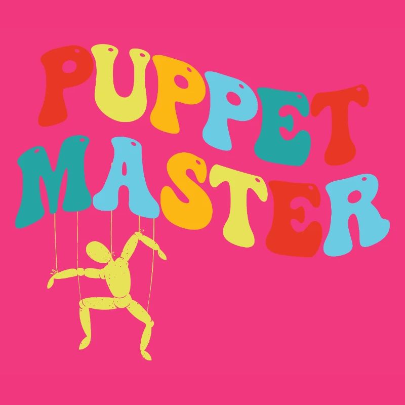 Puppet Master: Colorful Swing Silhouette