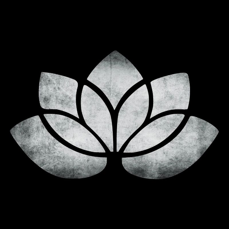 yoga fleur de lotus argent