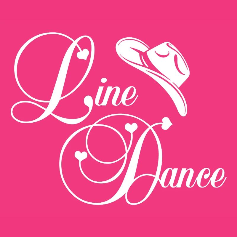 Line Dance Script Logo