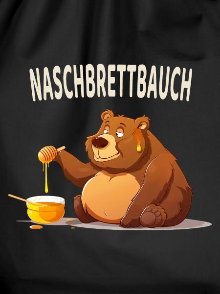 Naschbrettbauch Lustiger Honigbär