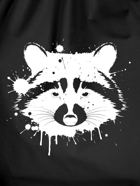 Waschbär Spritzweiß