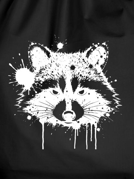 Raccoon Splash Graffiti