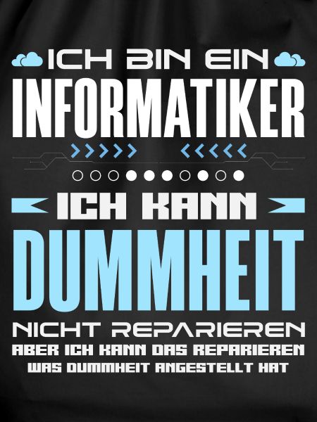 Informatiker Dummheit Reparieren