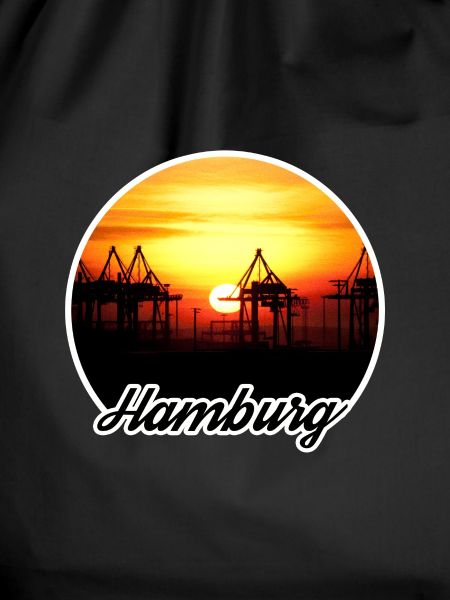 Hamburg Harbor Sunset