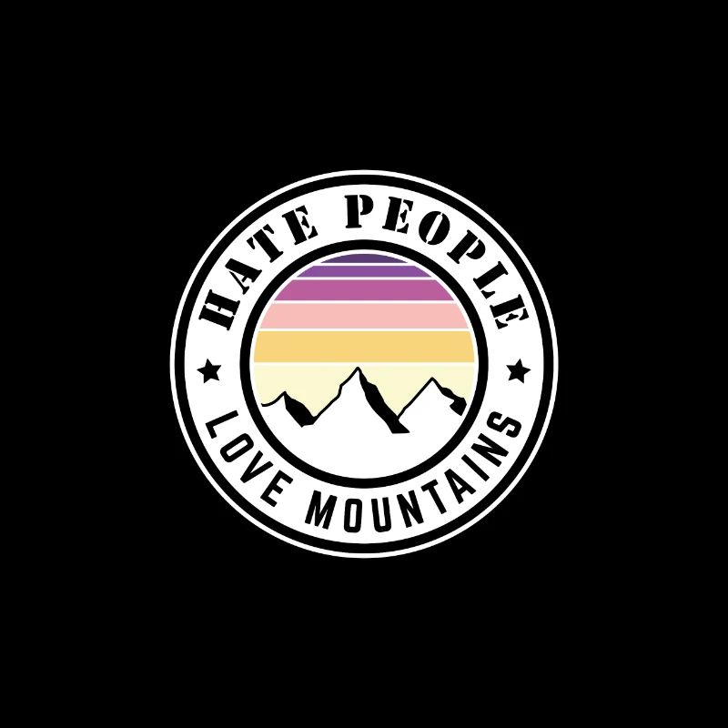 Hate people love mountains