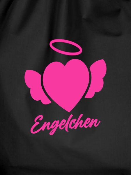 Engelchen mit Herz und Heiligenschein