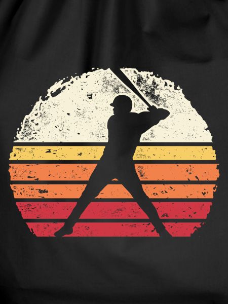 Baseball Sunset Silhouette