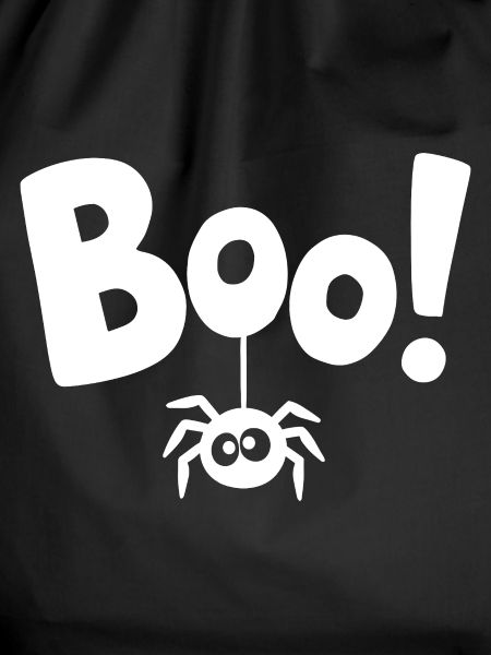 BOO! Funny Spider Statement Saying