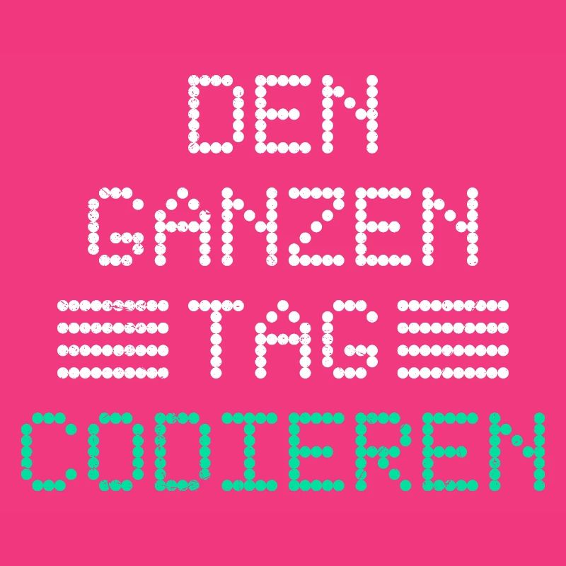 Nerd Computer DEN GANZEN TAG CODIEREN LUSTIG