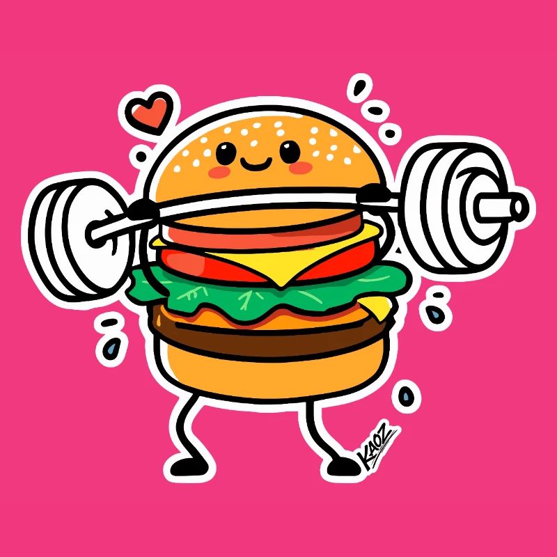 Weightlifting Hamburger Hero