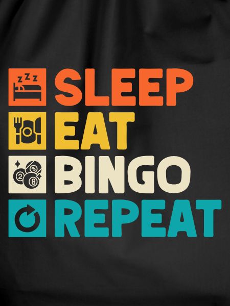 Bingo Game Sleep Eat Repeat Bingo