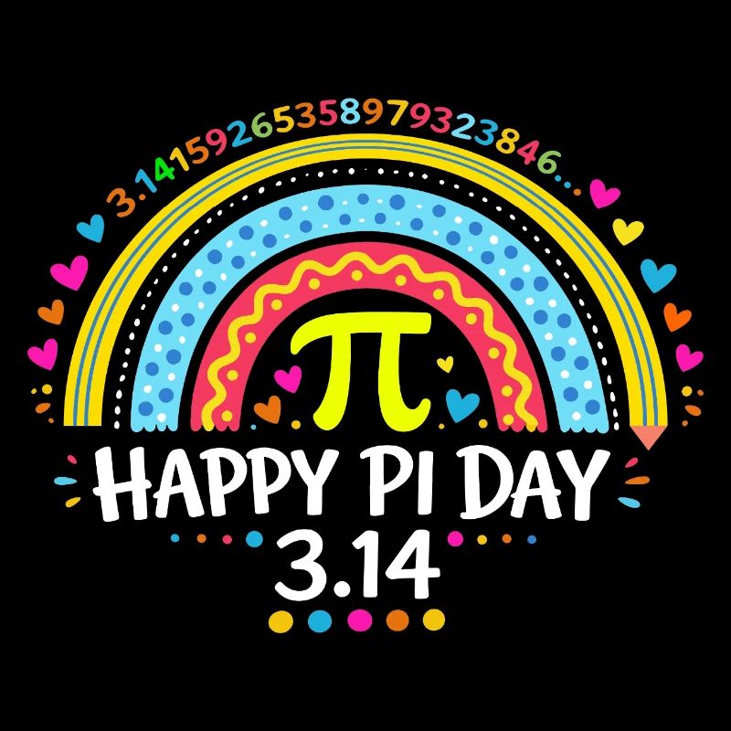 Happy Pi Day Rainbow – Mathe- und Lehrer-Geschenk