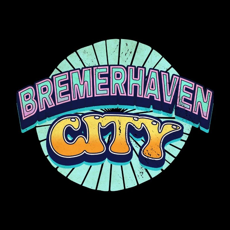 Bremerhaven Germany Font Pop Art Comic