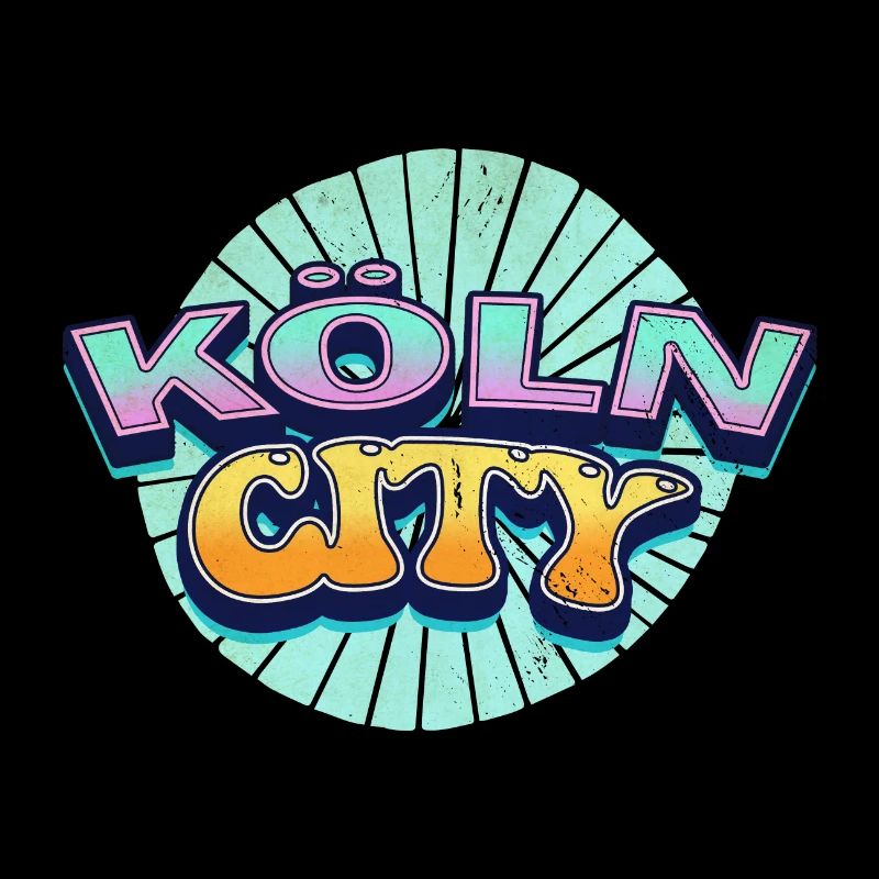 Cologne Germany City Font Pop Art Comic