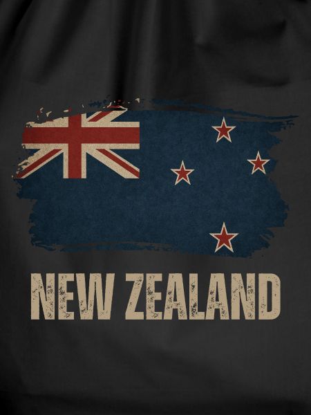 Grunge New Zealand flag