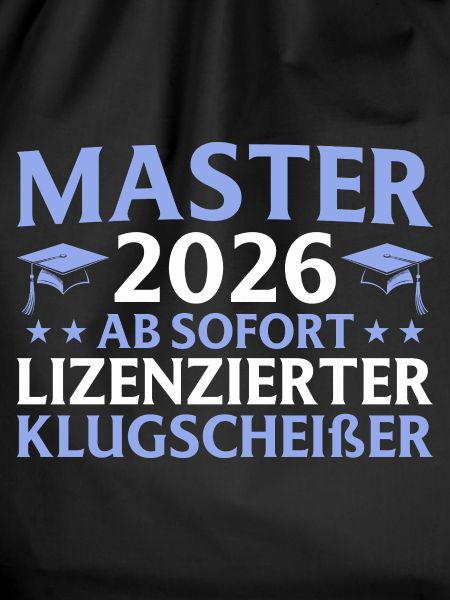 Studium geschafft 2026 Master Abschluss Geschenk