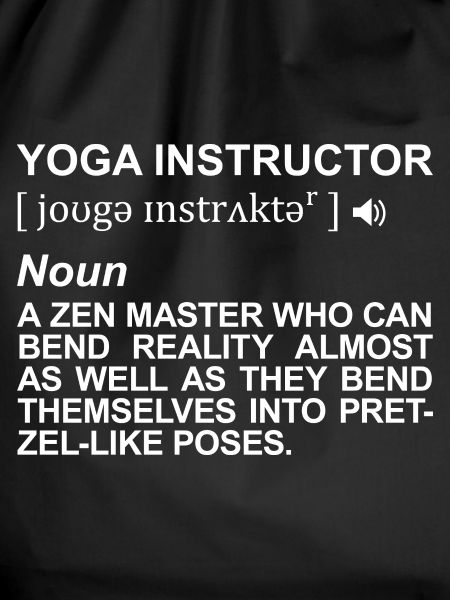 Yoga Teacher Definition