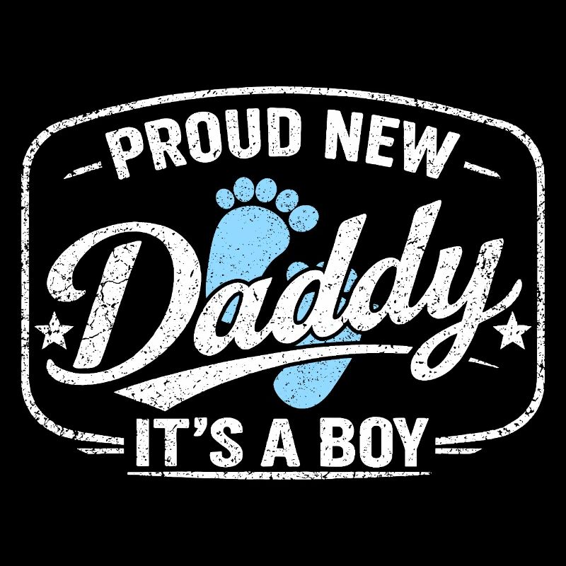 Expectant dad & father, birth son boy