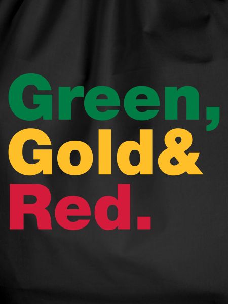 Green, Gold & Red.