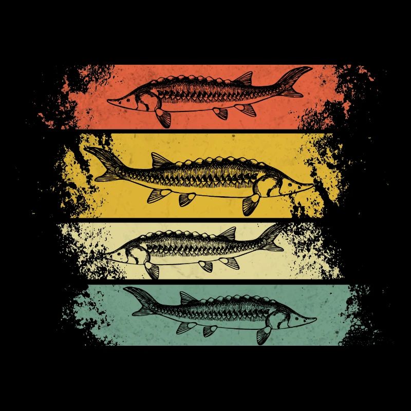 Retro Beluga Sturgeon