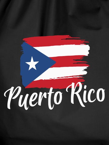 Puerto Rico Flag Brushstroke