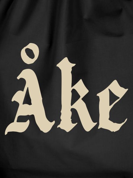 Åke gotischer Monogramm-Schriftzug