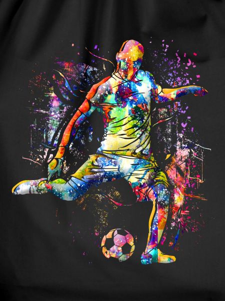 Playing soccer - Soccer player