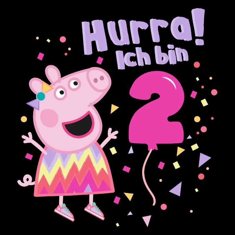 Peppa Wutz Hurra Ich Bin 2 Jahre Geburtstag