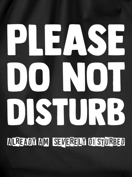 Please do not disturb