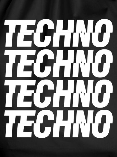 Techno music logo