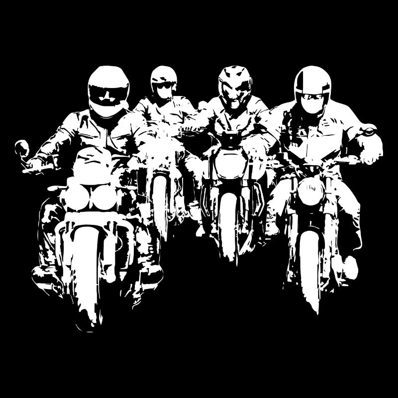 Bikergroup blanc