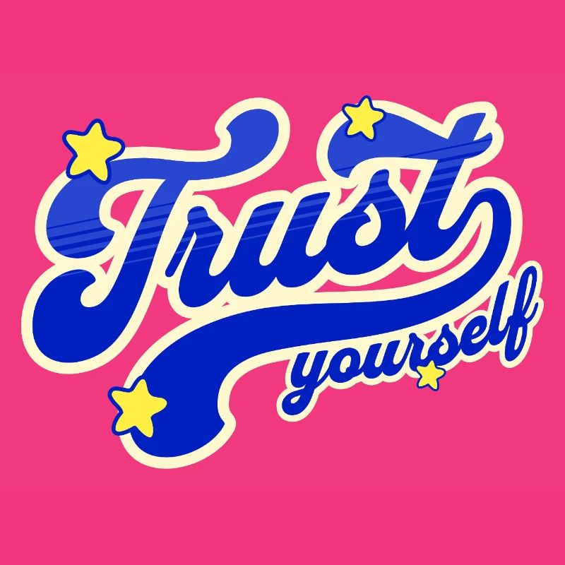Self-Confidence Starry Script