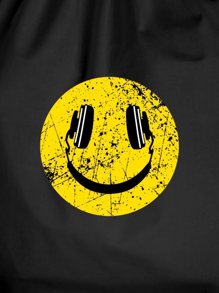Music headphones smile