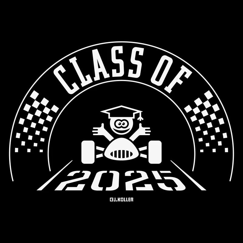 Classe de 2025 (Sortie de l’école / Ligne d’arrivée / Blanc)