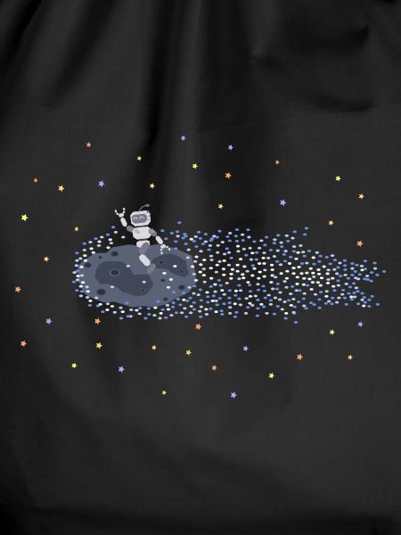 Roboter auf Meteoroid