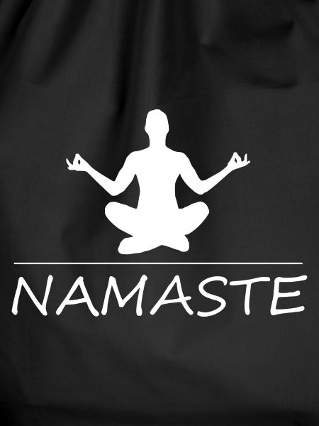 White Namaste Yoga