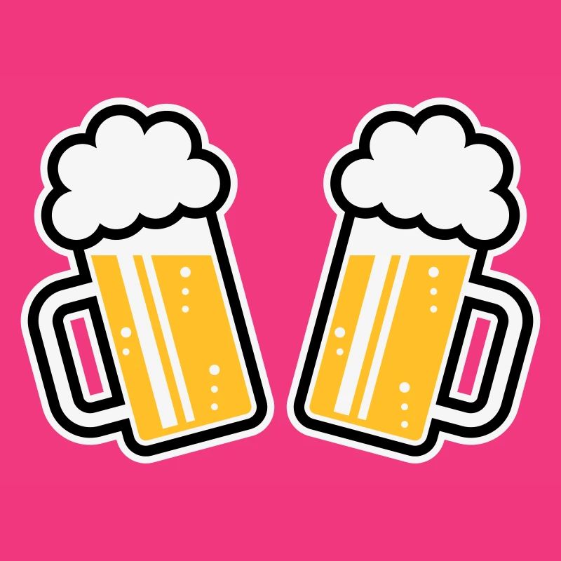 2 Bierkrüge Prosten Zu, Prosit! (Bier Maßkrüge 3C)