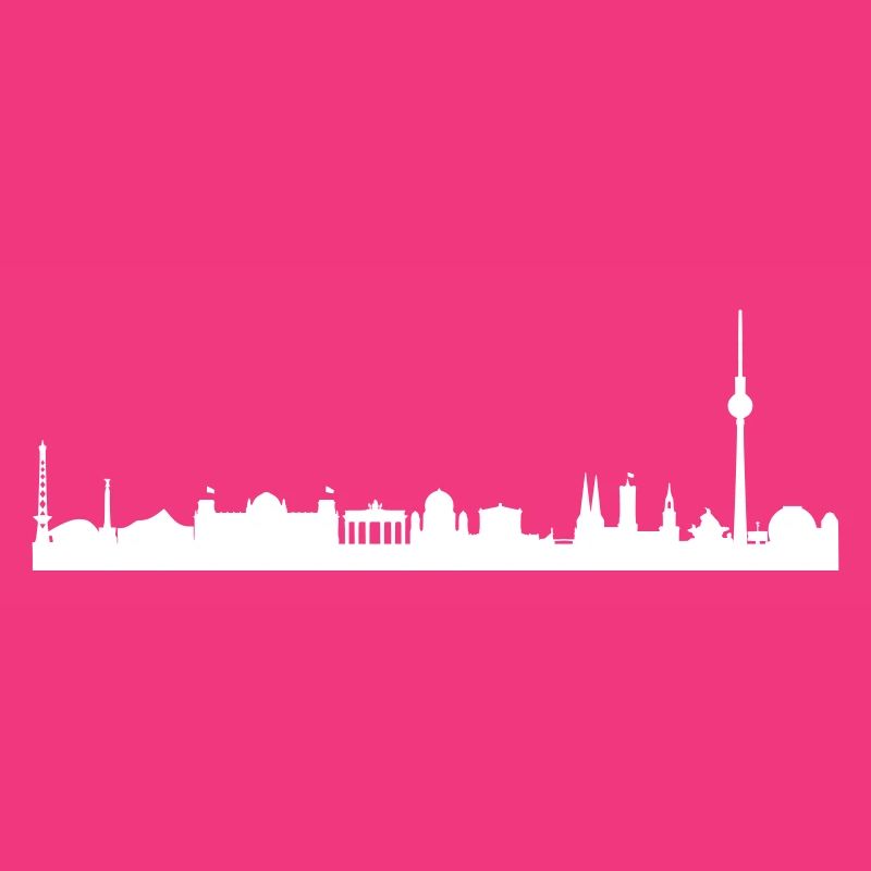 Berlin skyline subtle vector graphic design