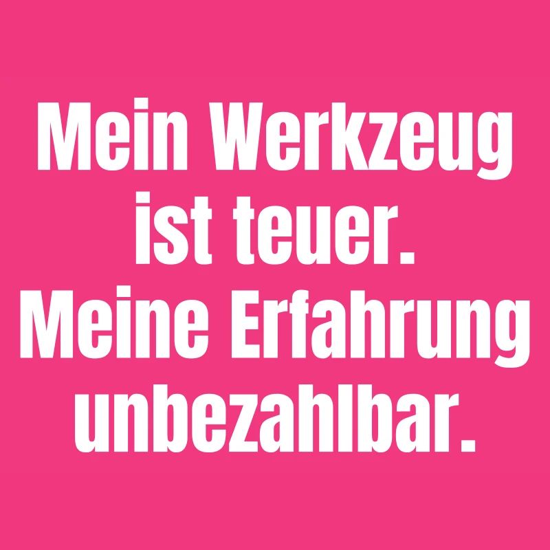 Tools expensive, experience priceless