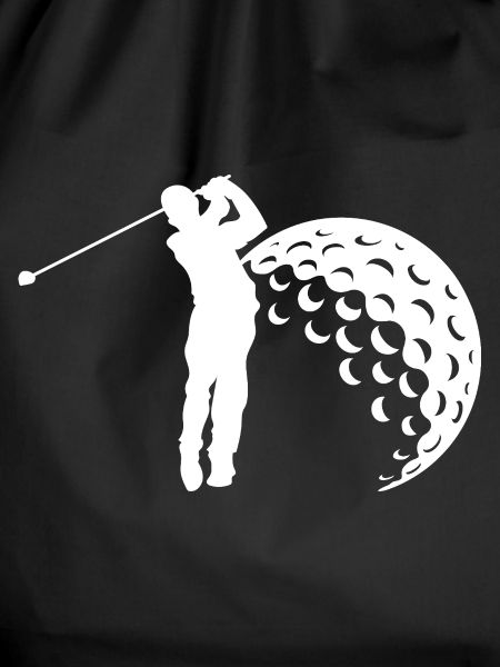 Golf Schwung Silhouette