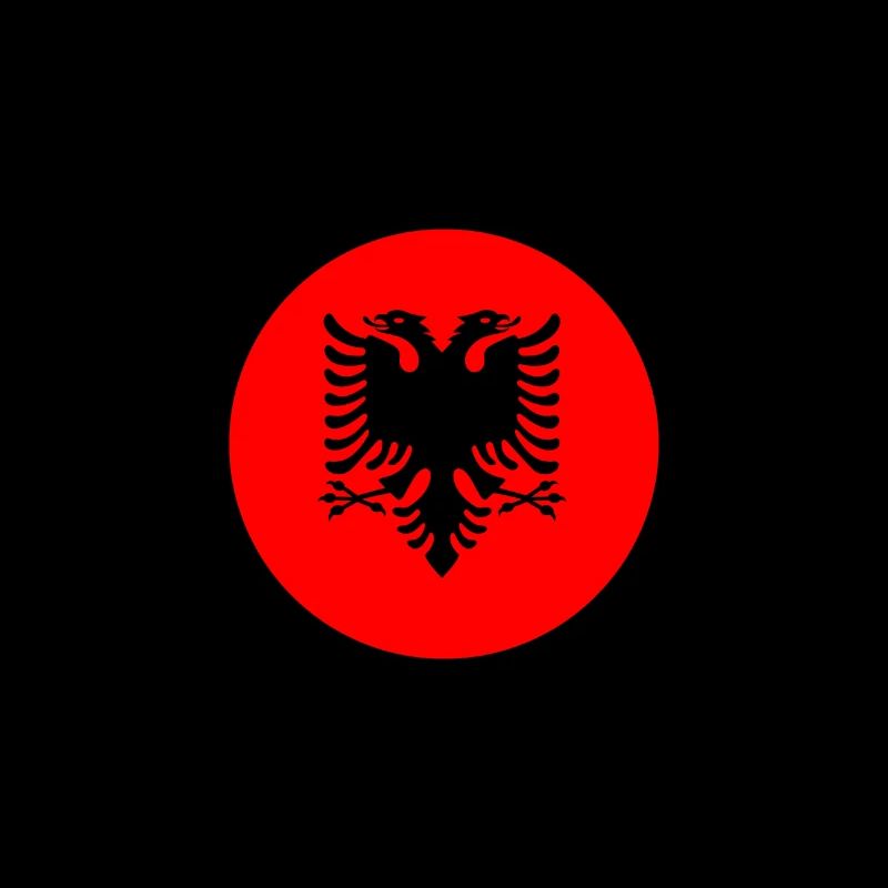 Albanie drapeau albanais drapeau