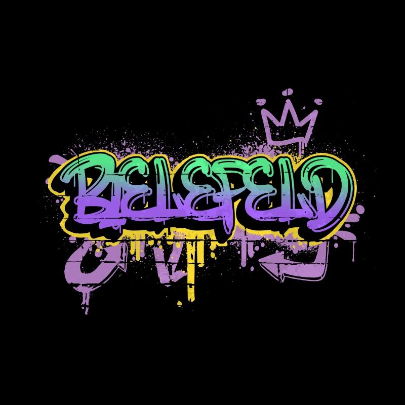 Bielefeld Germany City Graffiti Spray Sprayer