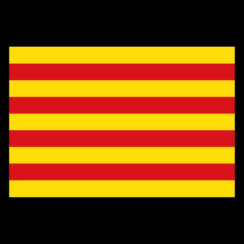 Drapeau de la Catalogne drapeau Catalan Barcelone